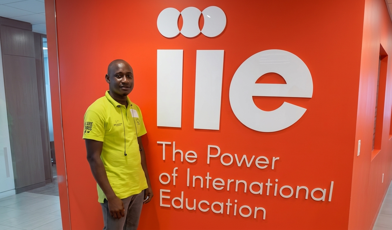 Kebba Jeffang during the Edward R. Murrow Program for Journalists exchange